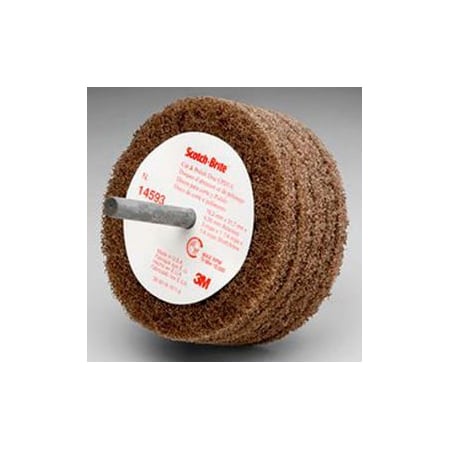 3M Scotch-Brite Cut and Polish Disc D5 3 x 1 1/4 Aluminum Oxide A MED 7000045941